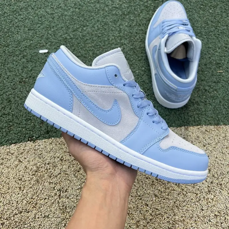 Authentic Air Jordan 1 Low University Blue Women shoes 