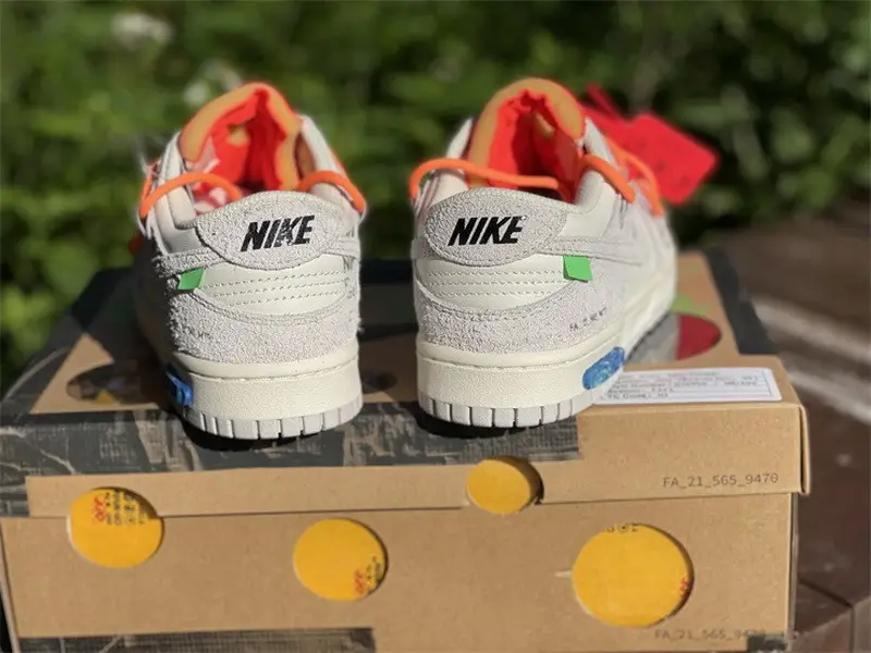 Authentic OFF-WHITE x Nike Dunk Low “The 50” DM0950 116 