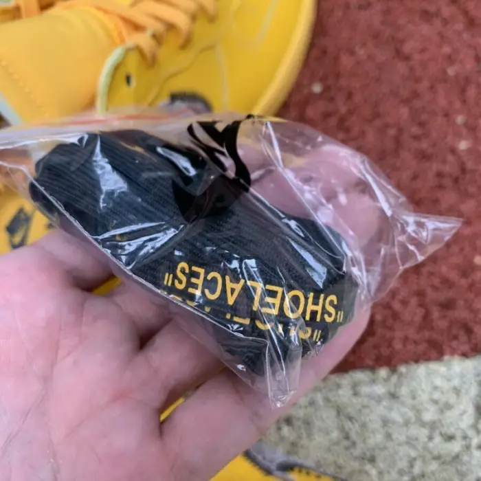Authentic Off-White x Nike Air Force 1 Low “University Gold” 