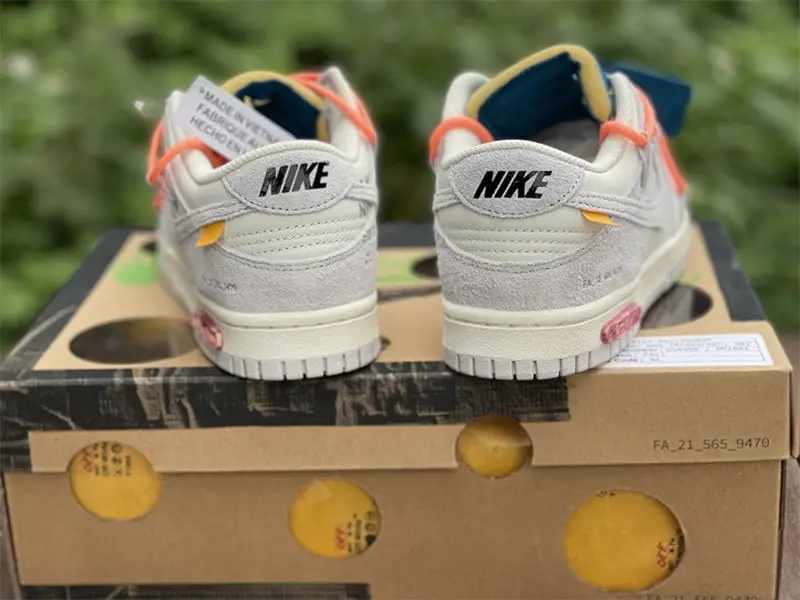 Authentic OFF-WHITE x Nike Dunk Low “The 50” DJ0950 119 
