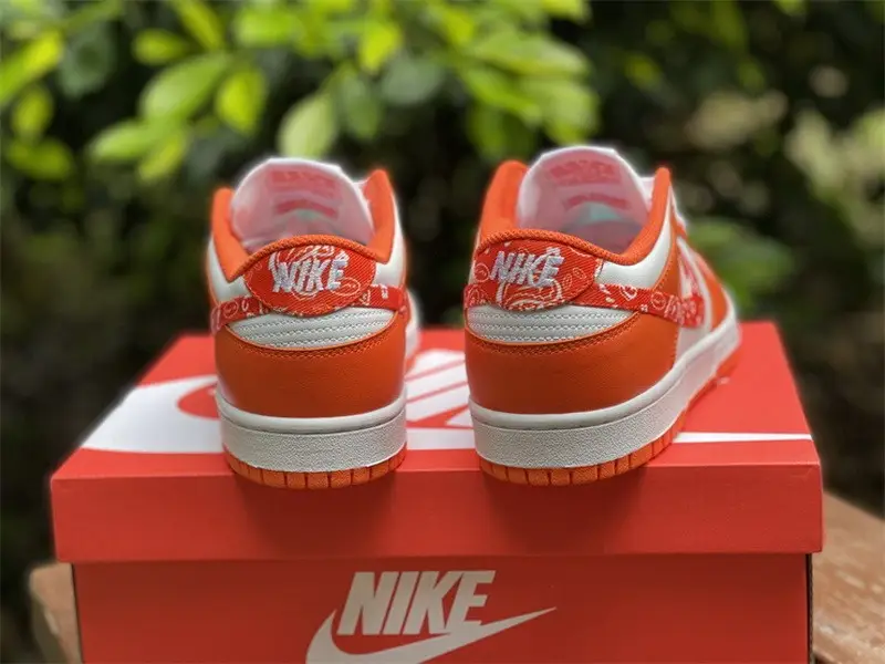 Authentic Nike Dunk Low “Orange Paisley” 