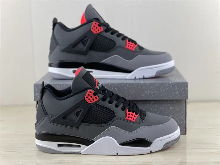 Authentic Air Jordan 4 “Infrared” 