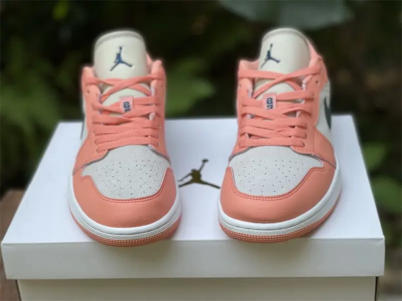 Authentic Air Jordan 1 Low “Light Madder Root” 