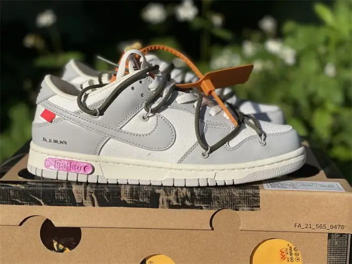 Authentic OFF-WHITE x Nike Dunk Low “The 50” DM1602 124--22 CCE2584