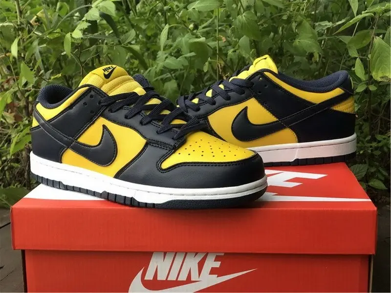 Authentic Nike Dunk Low Michigan 