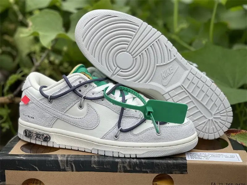 Authentic OFF-WHITE x Nike Dunk Low “The 50” DJ0950 115 
