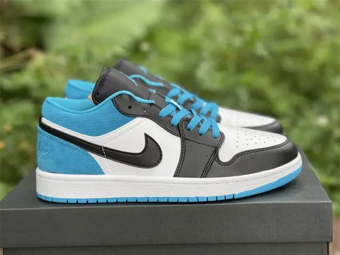 Authentic Air Jordan 1 Low “Laser Blue” AFCD93