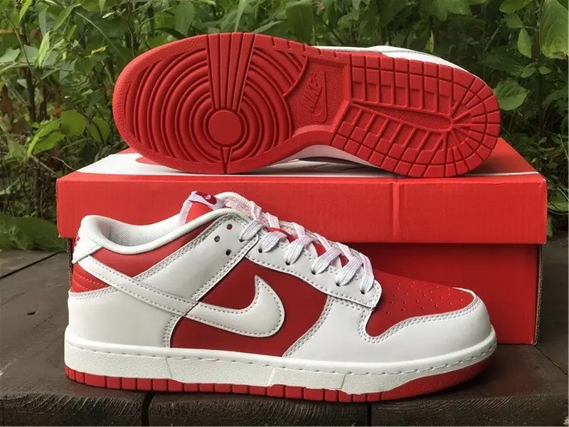Authentic Nike Dunk Low University Red 