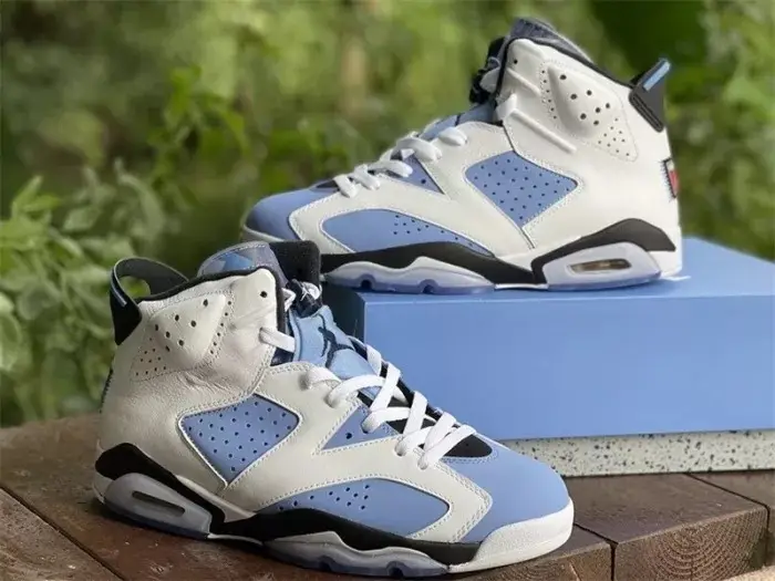 Authentic Air Jordan 6 UNC New 