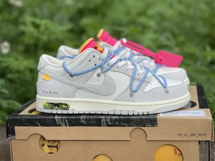 Authentic OFF-WHITE x Nike Dunk Low “The 50” DJ0950 113 ECECC1913