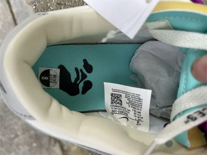 Authentic OFF-WHITE x Nike Dunk Low “The 50” DM1602 100 