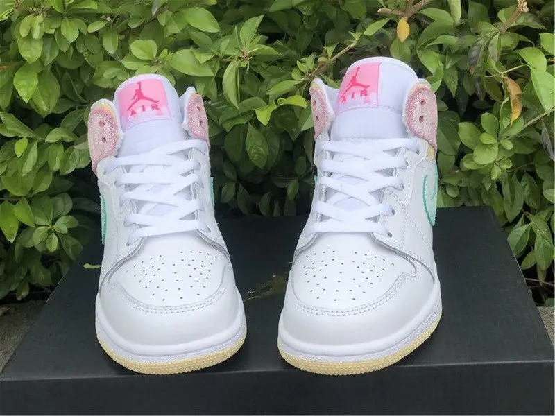 Authentic Air Jordan 1 Mid Paint Drip 