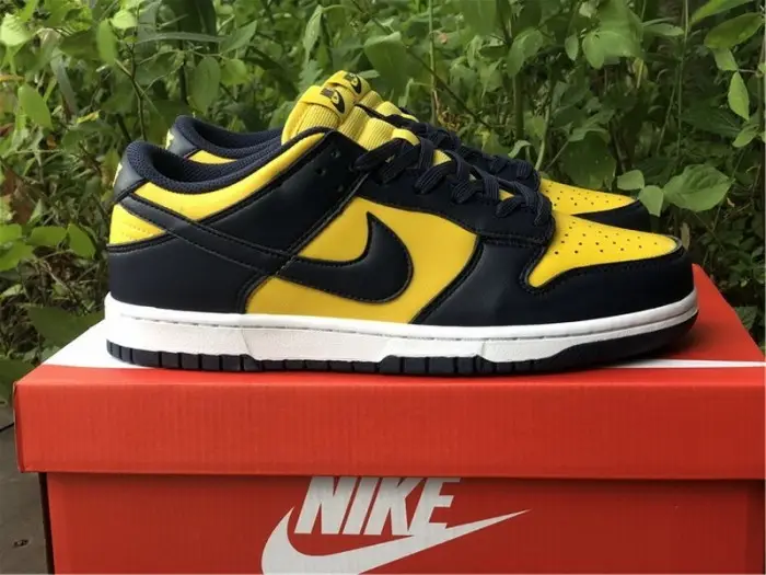 Authentic Nike Dunk Low Michigan 
