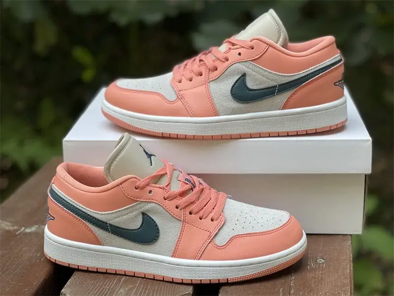 Authentic Air Jordan 1 Low “Light Madder Root” 
