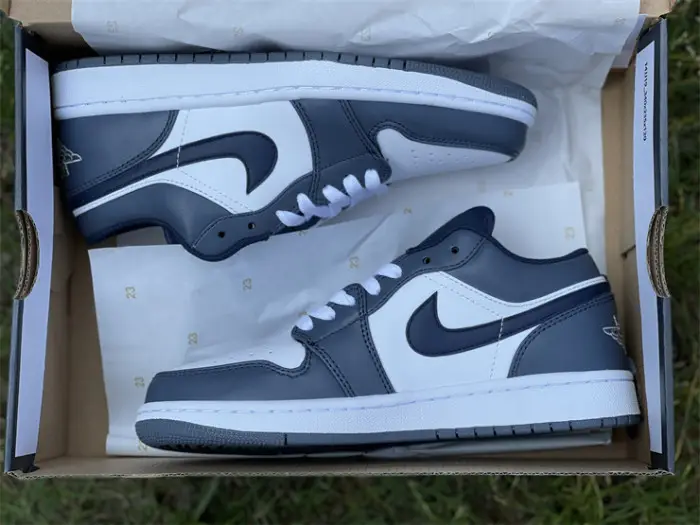 Authentic Air Jordan 1 Low Navy CADD22