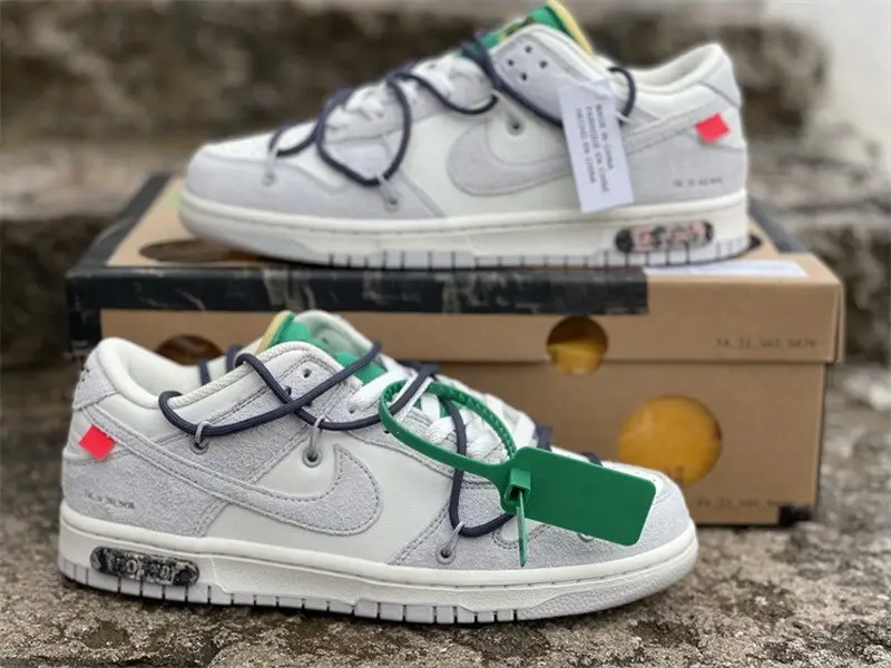 Authentic OFF-WHITE x Nike Dunk Low “The 50” DJ0950 115 