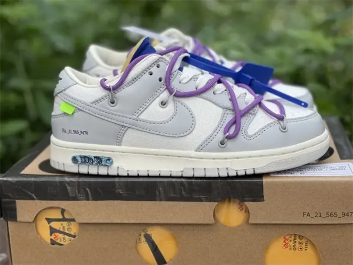 Authentic OFF-WHITE x Nike Dunk Low “The 50” DM1602 107 ECAE2010