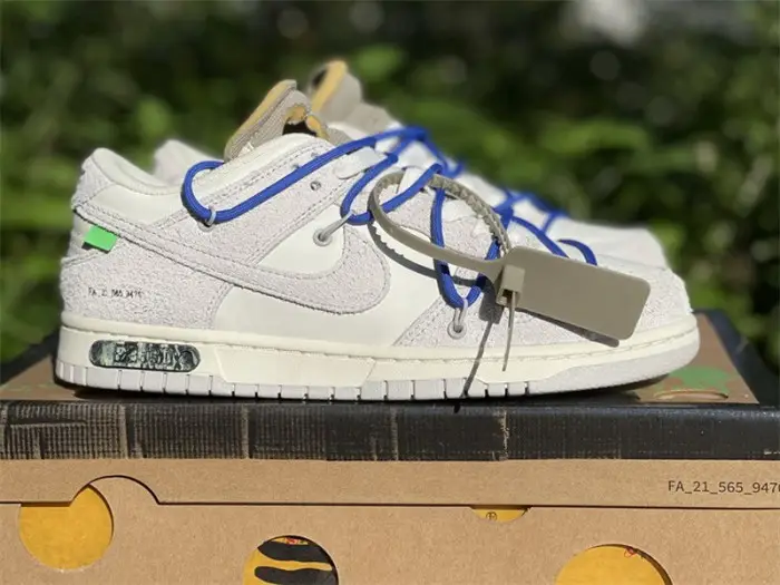 Authentic OFF-WHITE x Nike Dunk Low “The 50” DJ0950 104 BEEC314