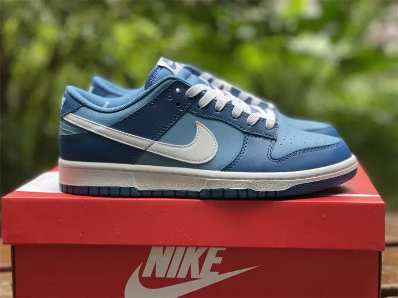 Authentic Nike Dunk Low “Dark Marina Blue” 