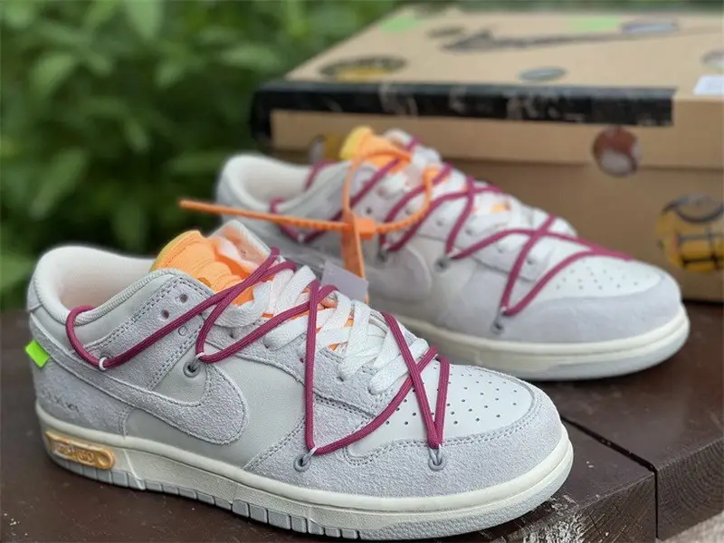 Authentic OFF-WHITE x Nike Dunk Low “The 50”DJ0950 114 