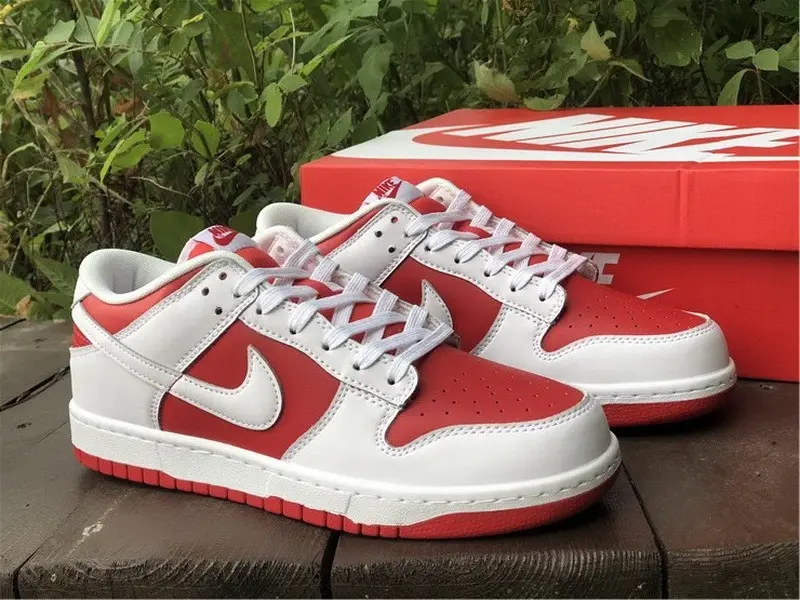 Authentic Nike Dunk Low University Red 