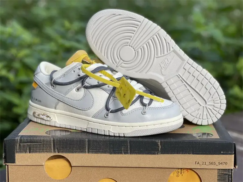 Authentic OFF-WHITE x Nike Dunk Low “The 50” DM1602 105 