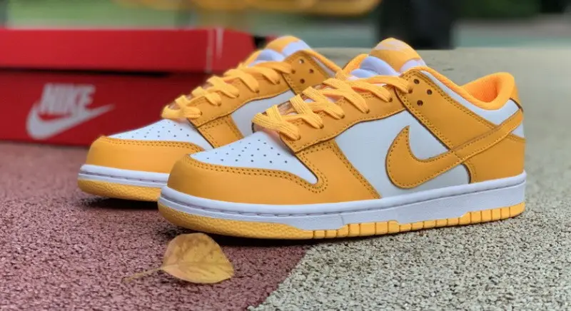 Authentic Nike Dunk Low Laser Orange 
