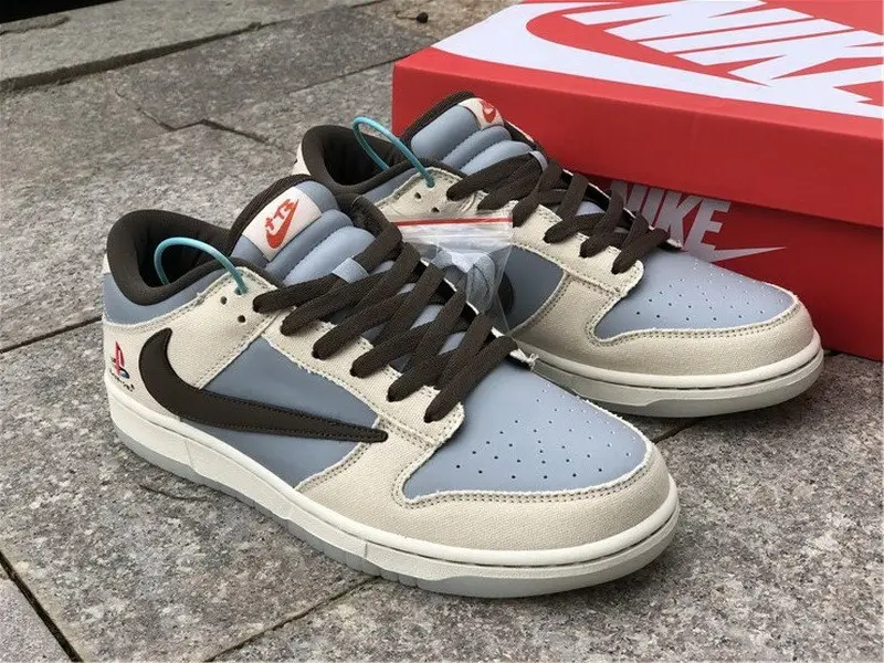 Authentic PlayStation x Travis Scott x Nike Dunk Low 