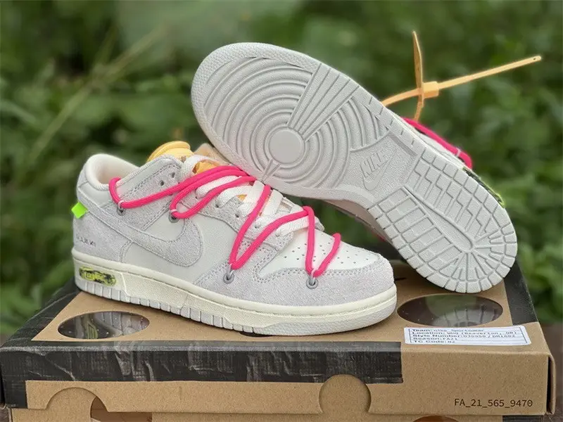 Authentic OFF-WHITE x Nike Dunk Low “The 50”DJ0950 117 