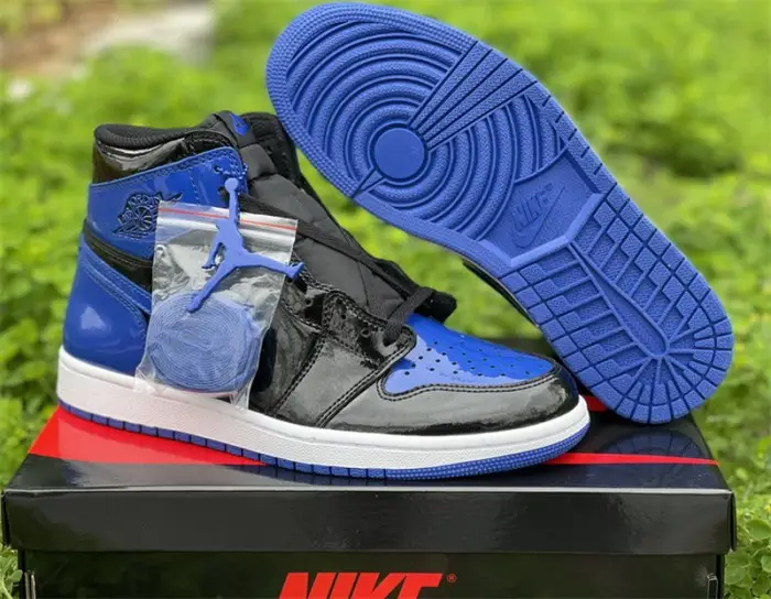 Authentic Air Jordan 1 Royal Patent 