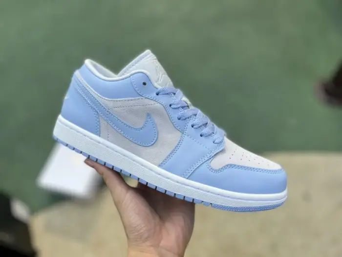 Authentic Air Jordan 1 Low University Blue Women shoes 