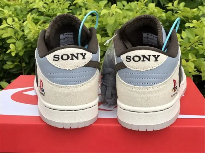 Authentic PlayStation x Travis Scott x Nike Dunk Low 