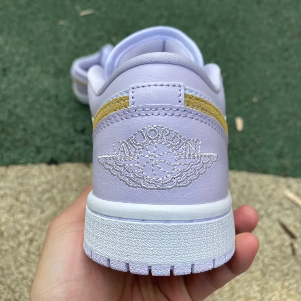 Authentic Air Jordan 1 Low Barely Grape Women 