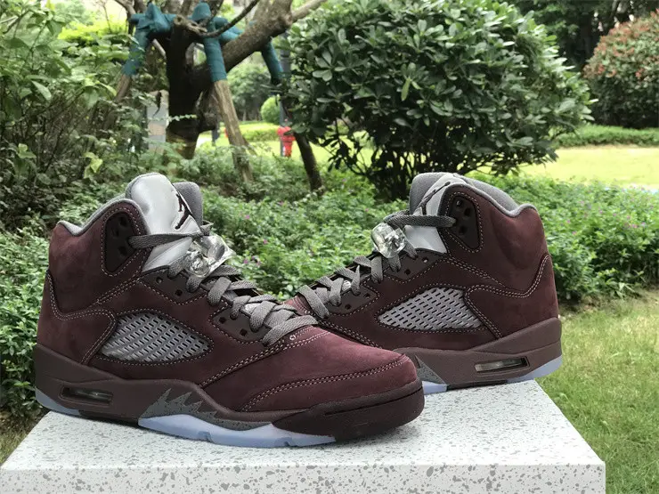 Authentic Air Jordan 5 “Burgundy” 