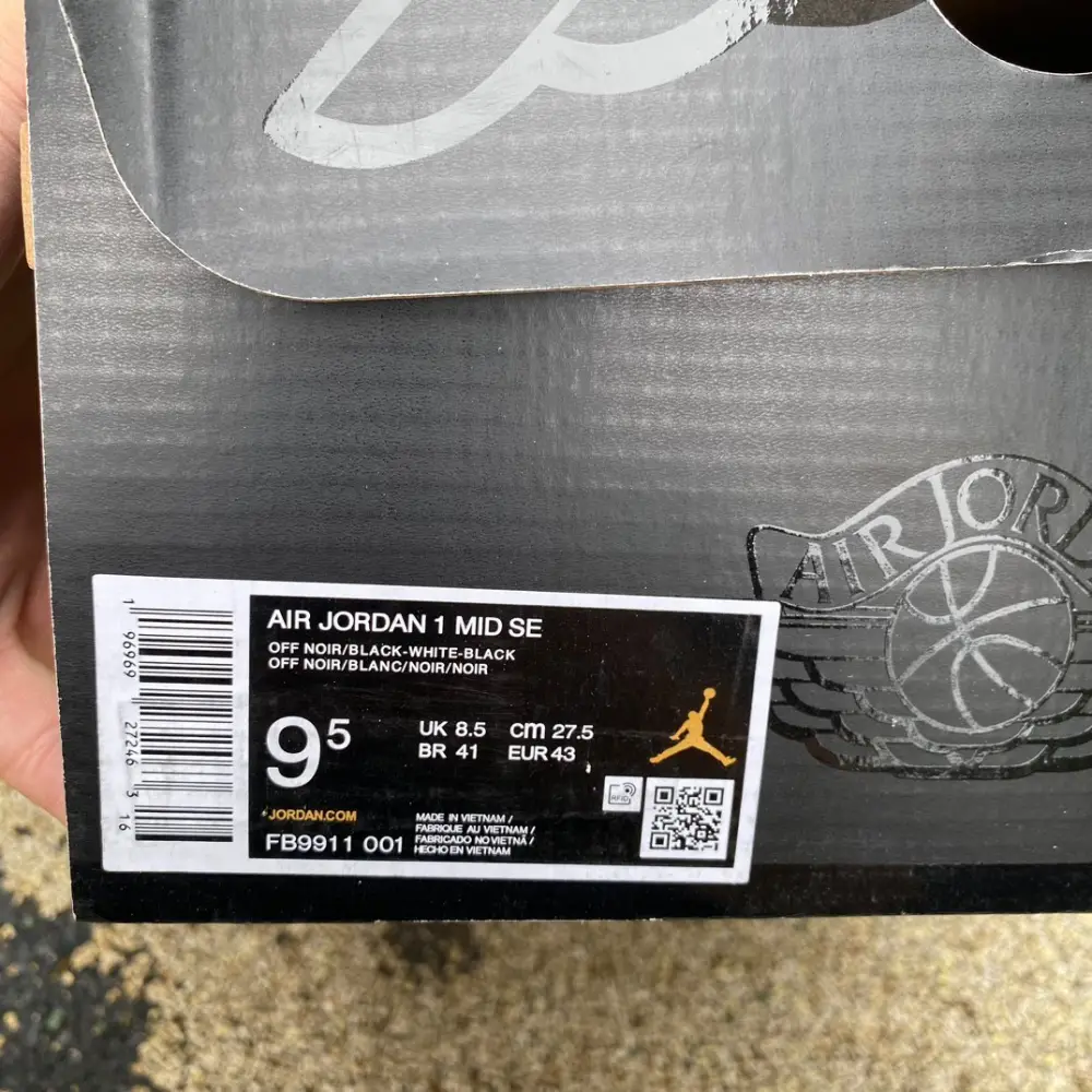 Authentic Air Jordan 1 Mid Panda Elephant 