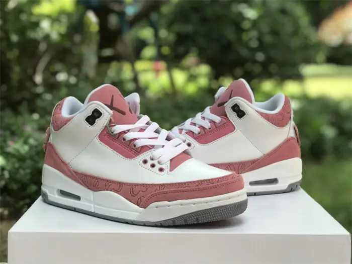 Authentic KAWS x Air Jordan 3 White Pink GS 