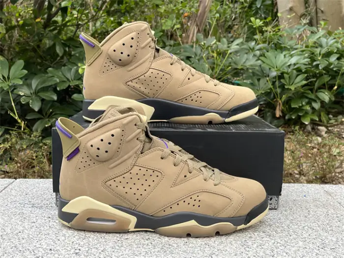 Authentic Air Jordan 6 Gore-Tex “Brown Kelp” ACCA1314
