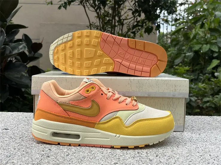 Authentic Nike Air Max 1 Puerto Rico “Orange Frost” 