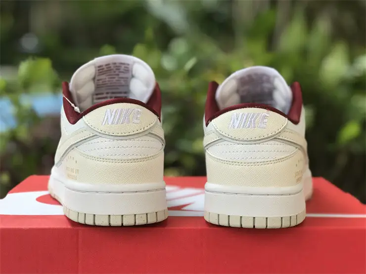 Authentic Nike Dunk Low Rice White 