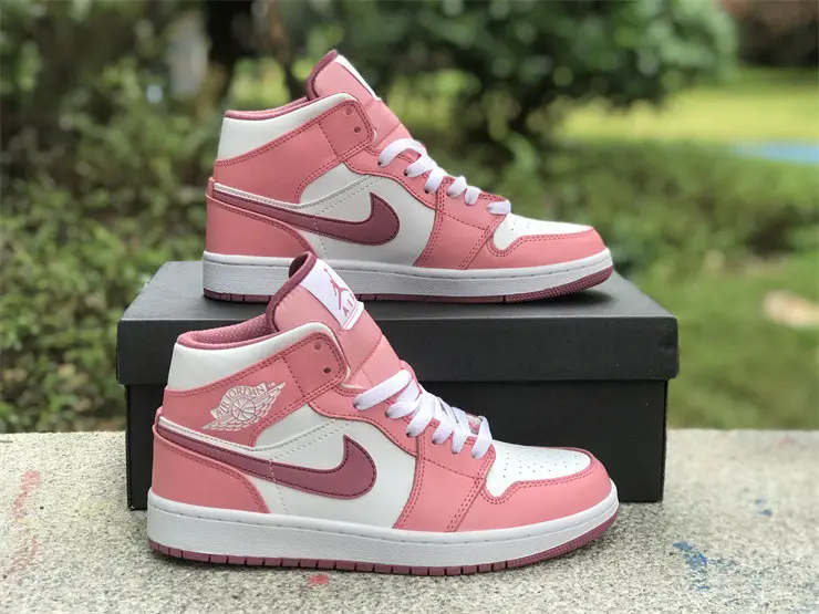 Authentic Air Jordan 1 Mid “Valentine's Day” 