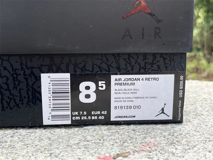 Authentic Air Jordan 4 Premium “Dark Horse” (restock) 