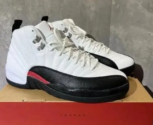 Authentic Air Jordan 12 Retro Taxi Flip 