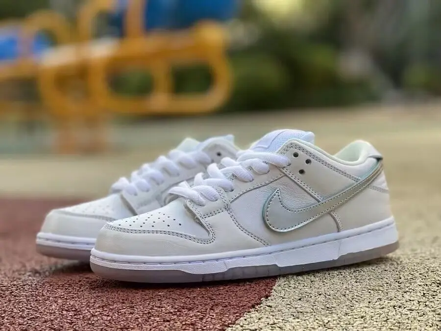 Authentic Diamond Supply Co. x Nike SB Dunk Low Pro OG QS White Diamond Women Shoes 