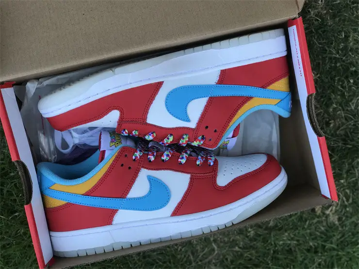 Authentic LeBron James x Nike Dunk Low “Fruity Pebbles” 