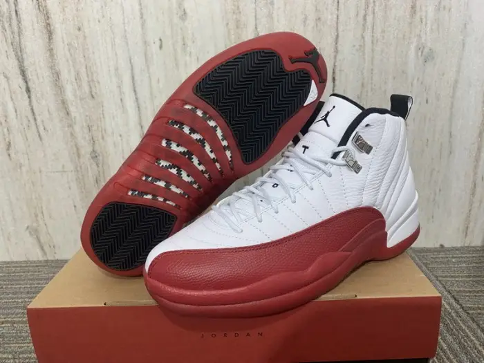 Authentic Air Jordan 12 “Cherry” 2023 