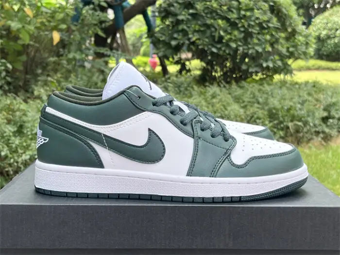 Authentic Air Jordan 1 Low Olive Green EBCFB710