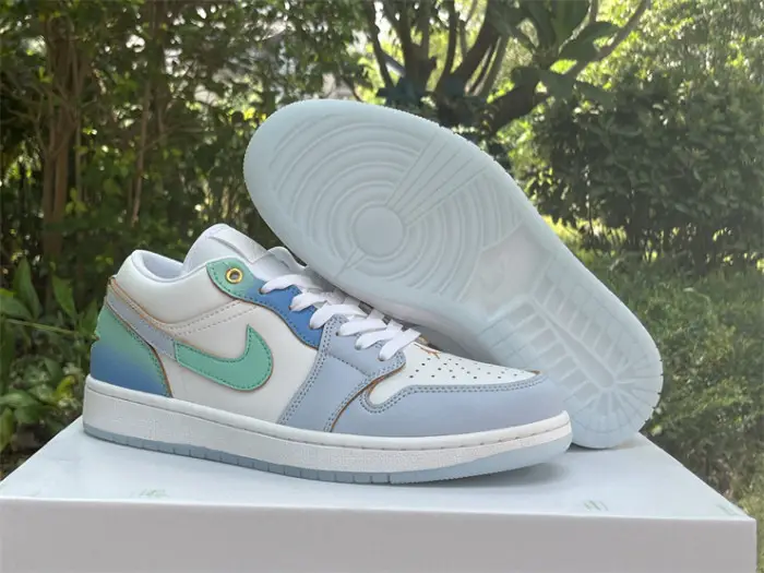 Authentic Air Jordan 1 Low SE “Emerald Rise” GS FFE202