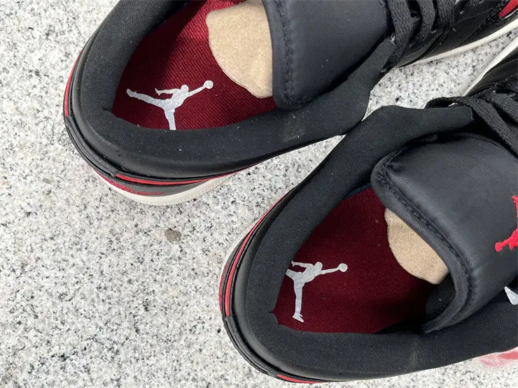 Authentic Air Jordan 1 Low “Bred Sail ” 