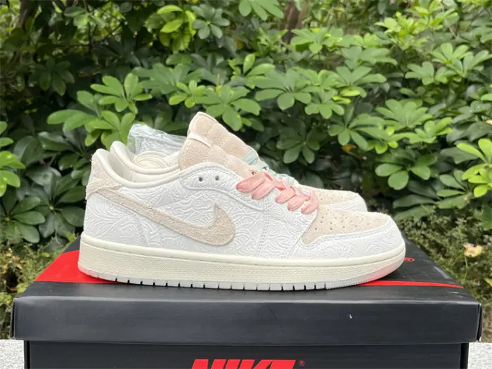 Authentic Chris Paul x Air Jordan 1 Low OG “Give Them Flowers” FFD691