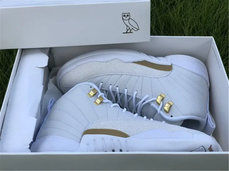 Authentic Air Jordan 12 OVO “White”(restock) 